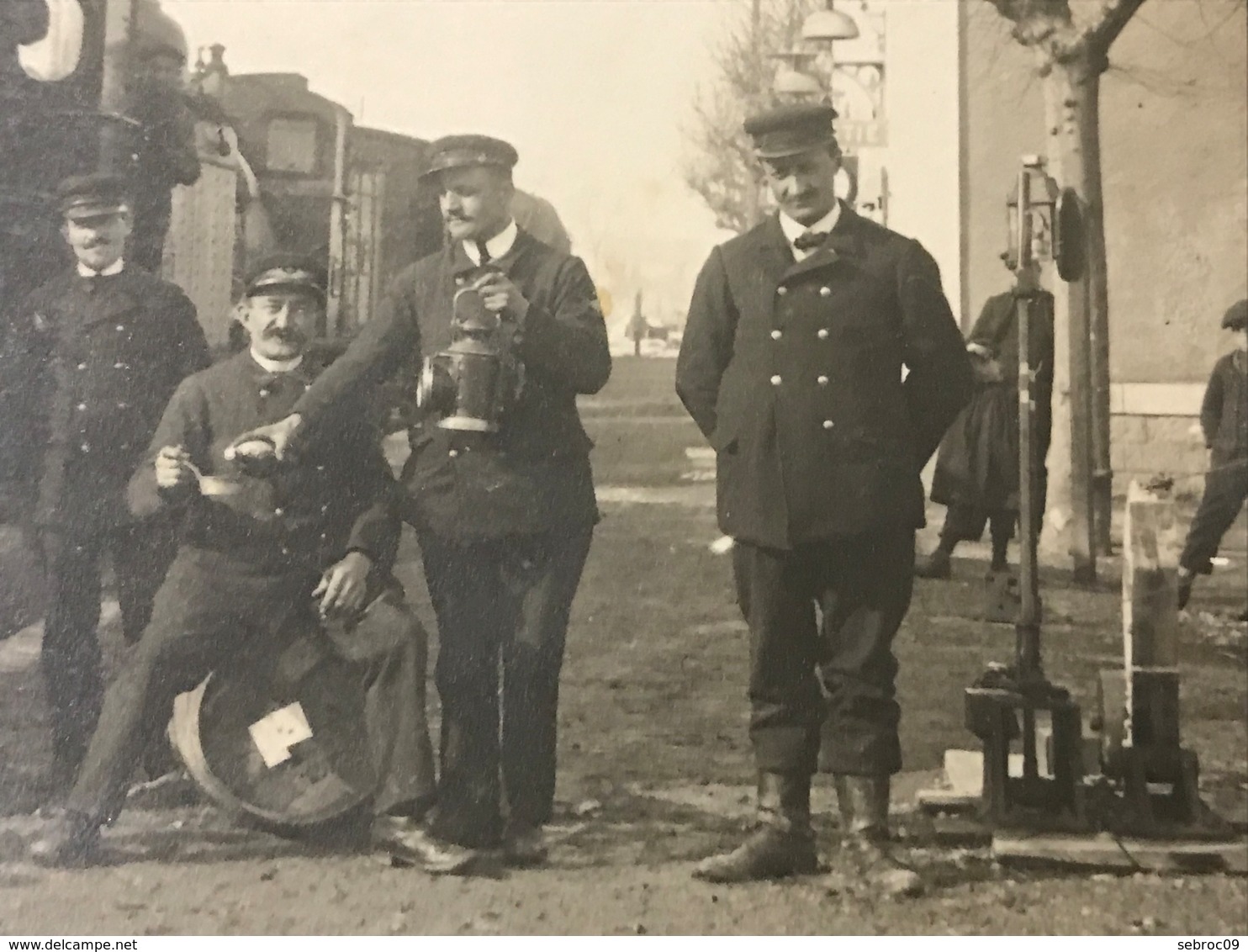 CPA - Carte-photo - Locomotive 4535 Et Cheminots Gros Plan - Collection - Rare - Train Gare Loco - Photos