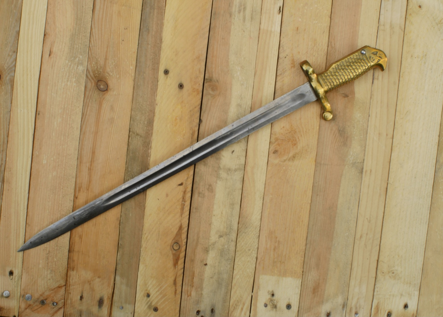 baïonnette US modèle 1870 de marine, US NAVY bayonet, 1871, AMES MFG Co.