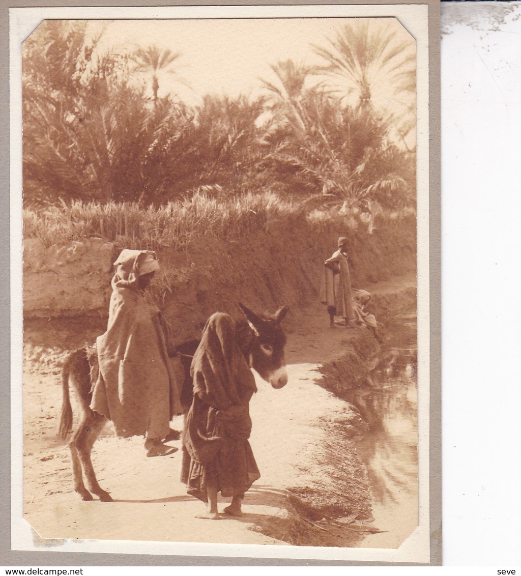 ALGERIE BISKRA Août 1923 Photo Amateur Format Environ 6,5 Cm X 4,9 Cm - Places