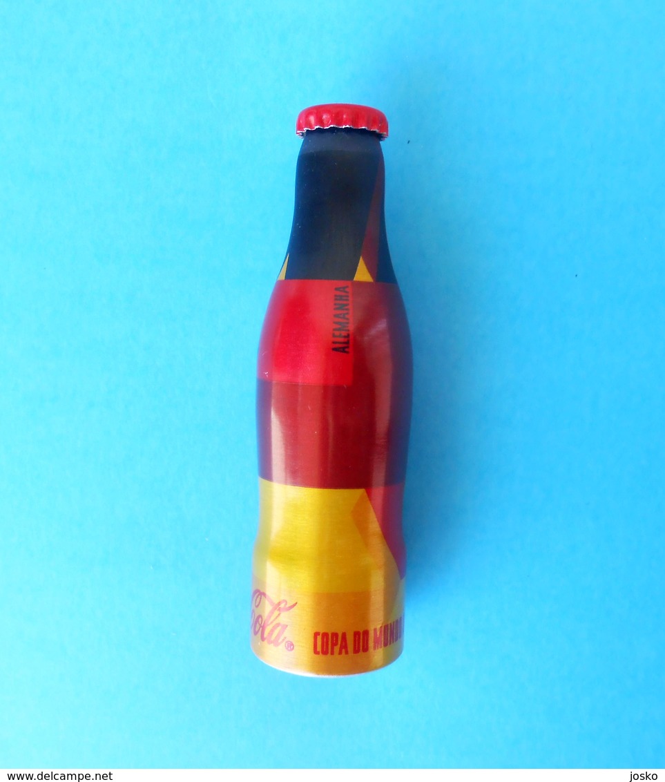 COCA-COLA ... FIFA WORLD CUP BRAZIL 2014 ... GERMANY TEAM ... Aluminium Mini Bottle - Bouteilles