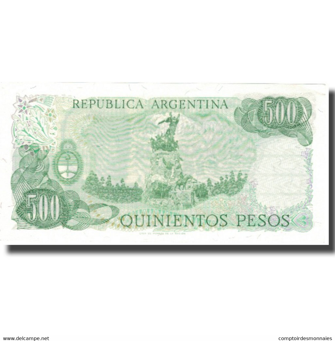 Billet, Argentine, 500 Pesos, Undated (1977-82), KM:303a, SUP+ - Argentine