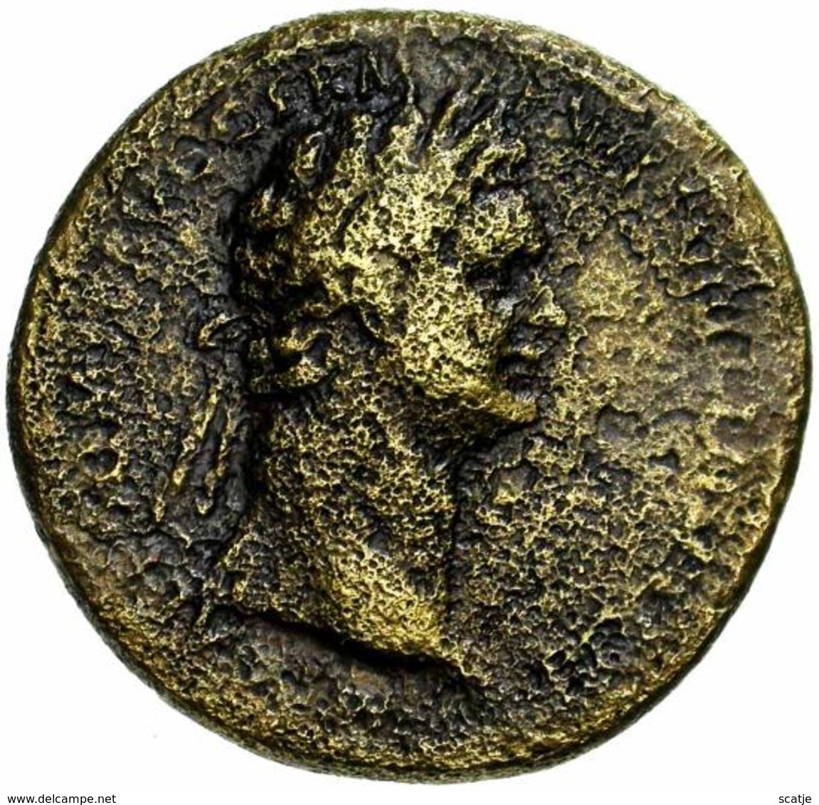 DOMITIANUS Als AUGUSTUS  (81-96) AD   -  AE Sestertius  -  ROME  88-89 AD   -  22,73 Gr.   -  RIC 376  -  R2 - The Flavians (69 AD To 96 AD)