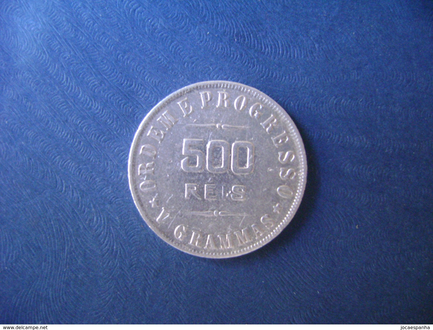 BRAZIL / BRASIL - COIN "500 REIS", SILVER / PRATA , 1907 - Brésil