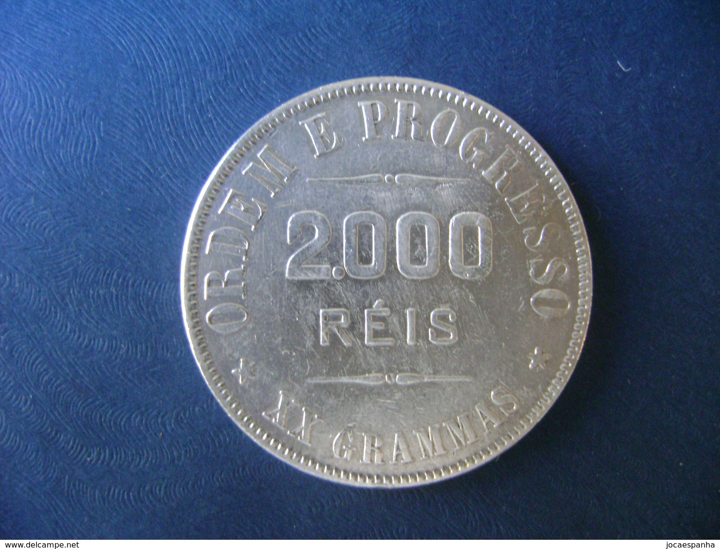 BRAZIL / BRASIL - COIN "2000 REIS", SILVER / PRATA , 1908 - Brésil