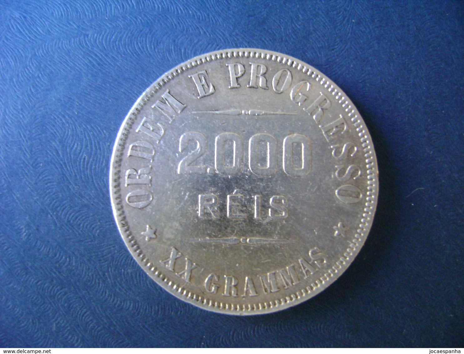 BRAZIL / BRASIL - COIN "2000 REIS", SILVER / PRATA , 1906 - Brasile