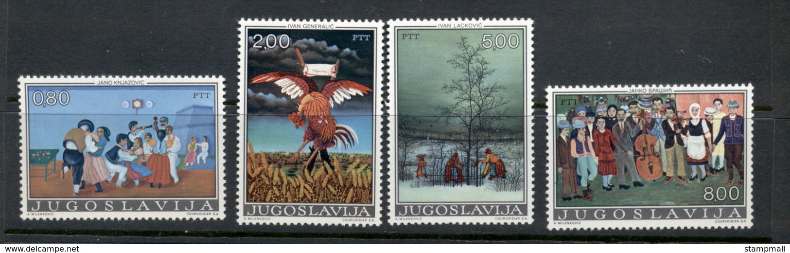 Yugoslavia 1974 Yugoslav Primitive Art MUH - Unused Stamps