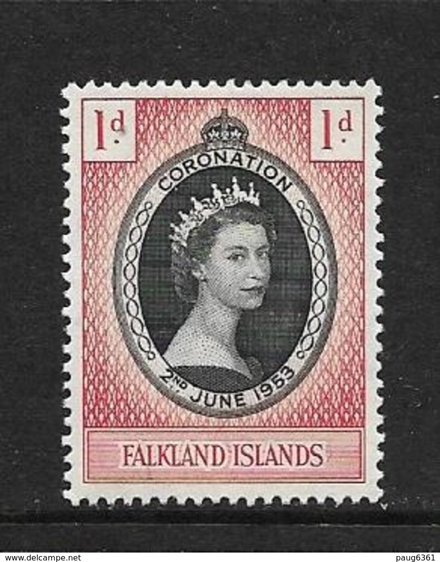 FALKLAND 1953 ELIZABETH  YVERT N°115 NEUF MNH** - Falkland