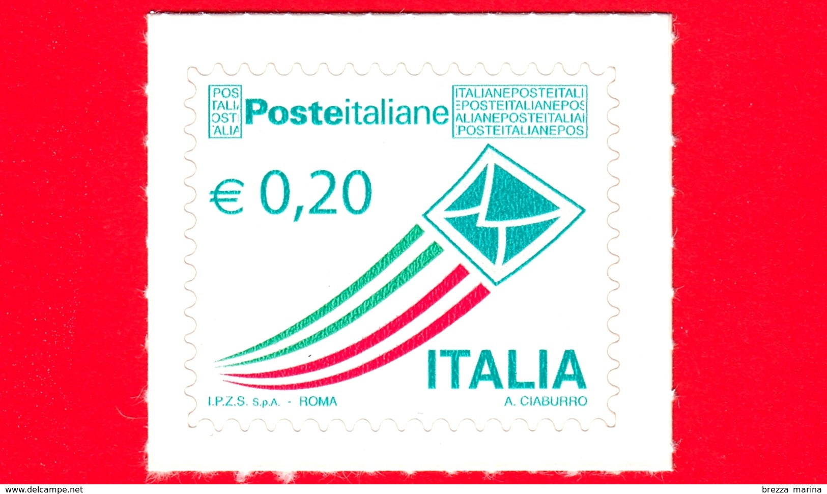 Nuovo - MNH -  ITALIA - 2010 - Posta Italiana - Busta Che Spicca Il Volo - 0.20 - 2001-10: Neufs