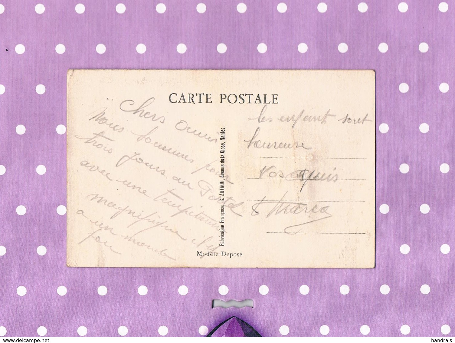 62 LE PORTEL CARTE A SYSTEME ARTAUD N° 92 VOILIER GUITARE SERENADE - Le Portel