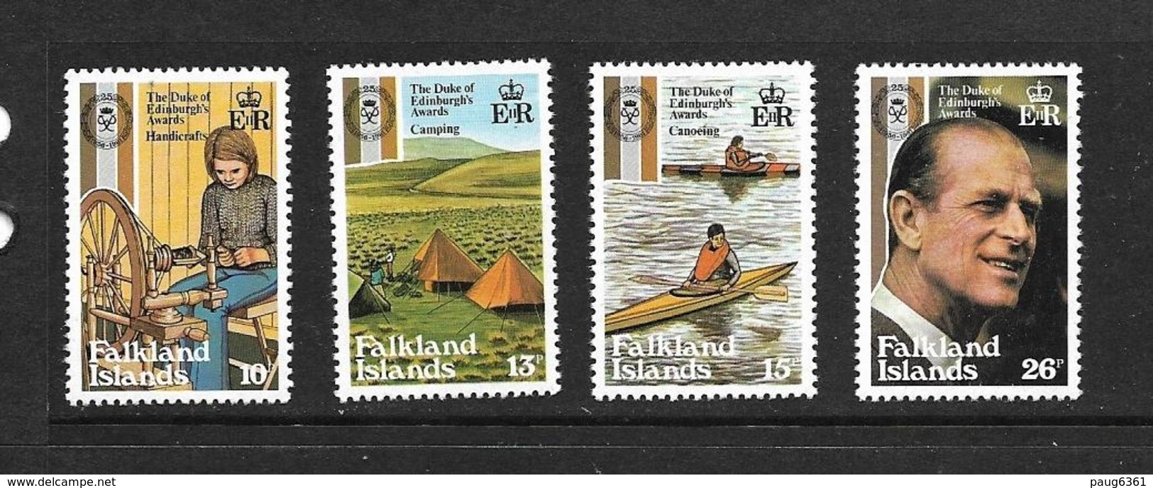 FALKLAND 1981 DUC D'EDIMBOURG YVERT N°327/30 NEUF MNH** - Falkland
