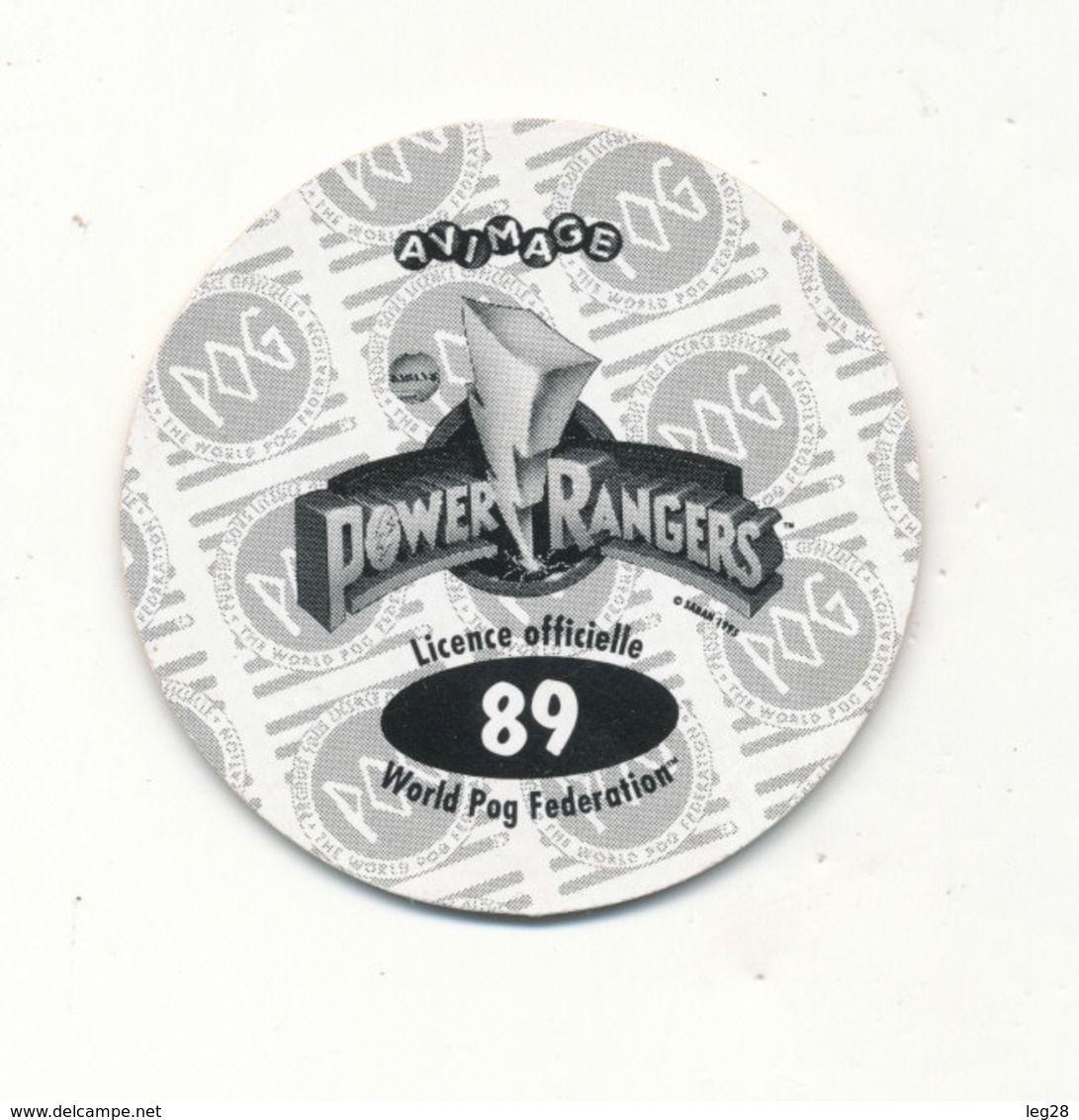 POG  POWER RANGERS 89 - Autres & Non Classés