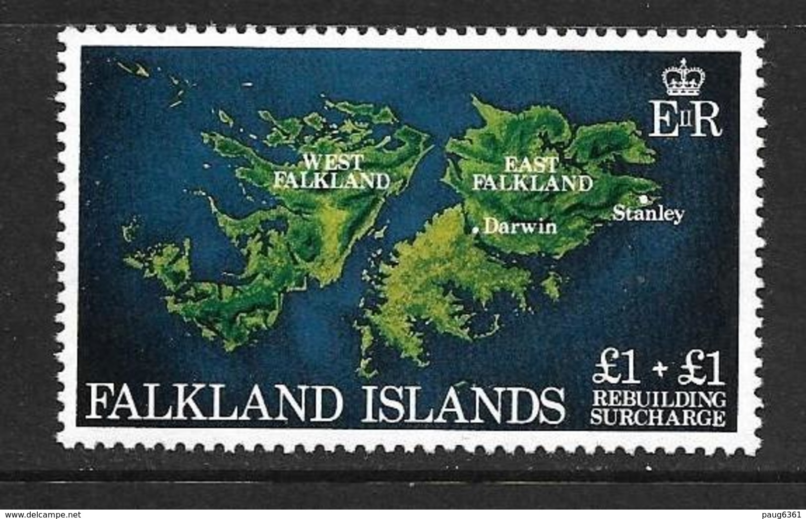 FALKLAND 1982 SURTAXE POUR LA RECONSTRUCTION  YVERT N°367 NEUF MNH** - Falkland