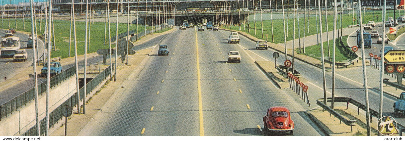 Aeroport De Paris: VW 1200 KÄFER/COX, CITROËN 2CV, 'ELF' Neon - Orly, L'aérogare Sud - Toerisme