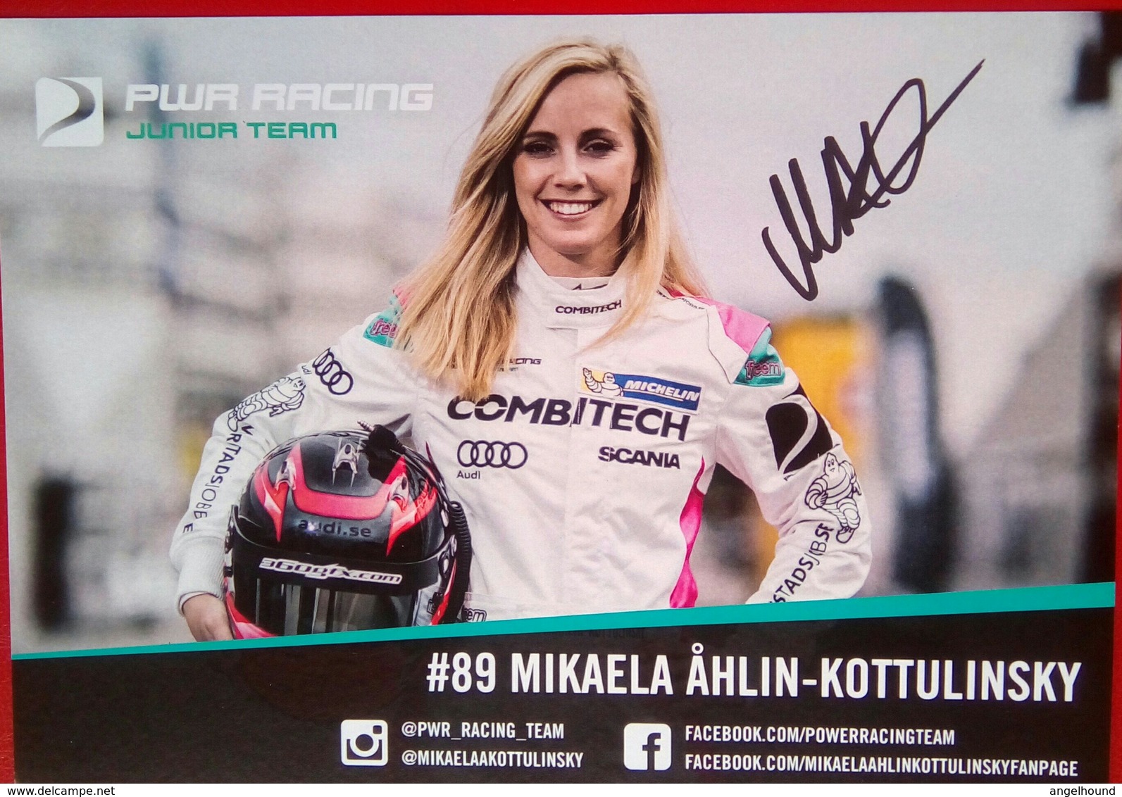 Mikaela Ahlin Kottulinsky (PWR Racing Team) - Autogramme