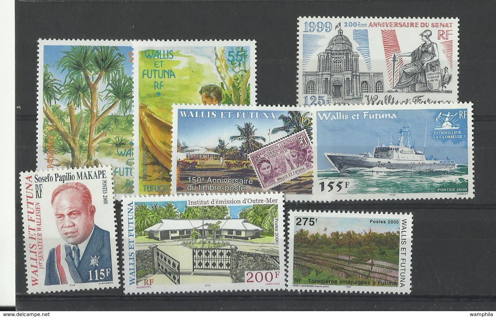 Wallis & Futuna, Lot Neufs** MNH Cote YT 69€90, Voir Scanns, Années 1998/2000 - Unused Stamps