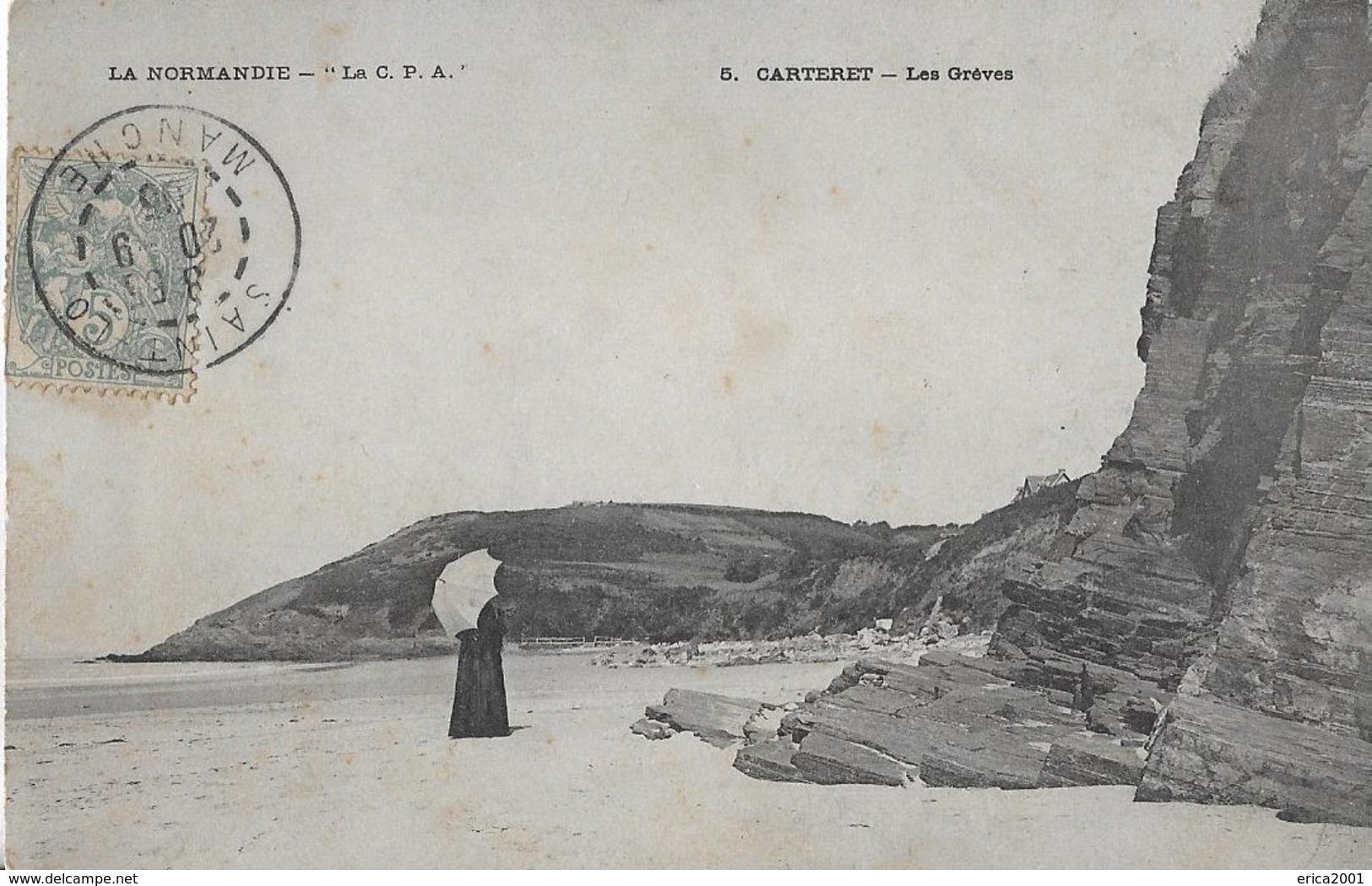 Carteret. Les Grèves à Carteret. - Carteret