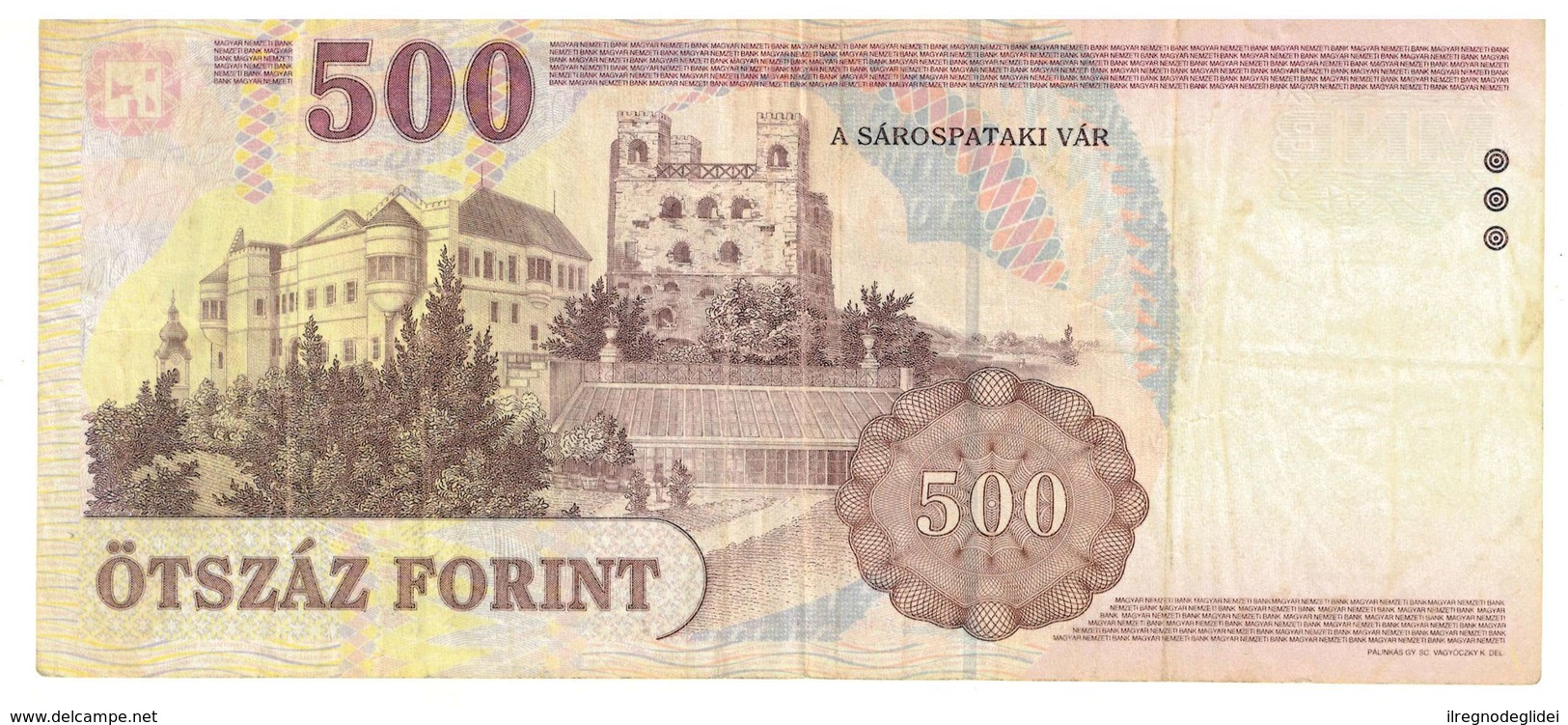 UNGHERIA - 500 FIORINI - QUALITA'  SPL - ANNO 2002 - Ungheria