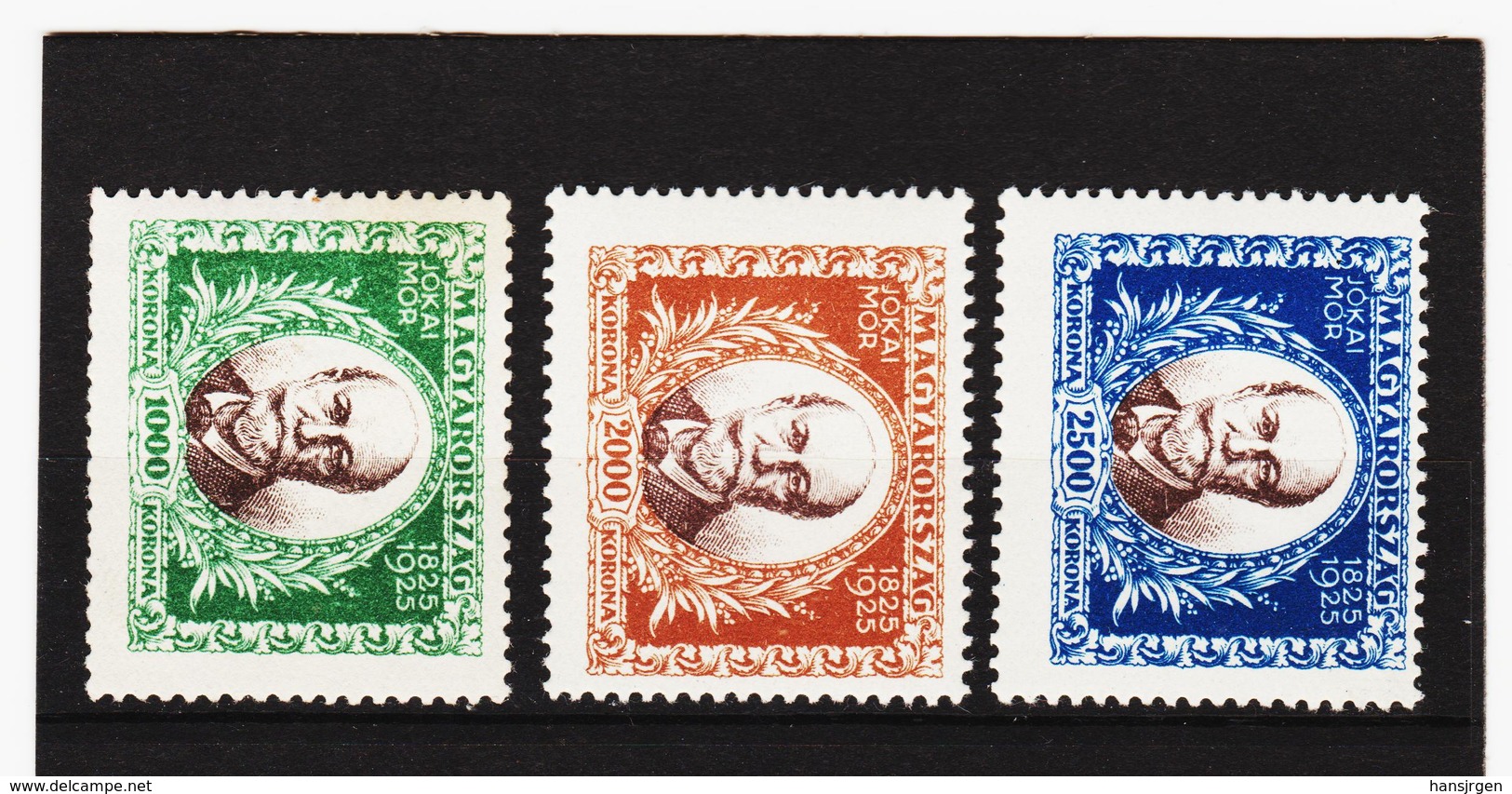 POL1768 UNGARN 1925 MICHL 398/00 (*) FALZ SIEHE ABBILDUNG - Unused Stamps