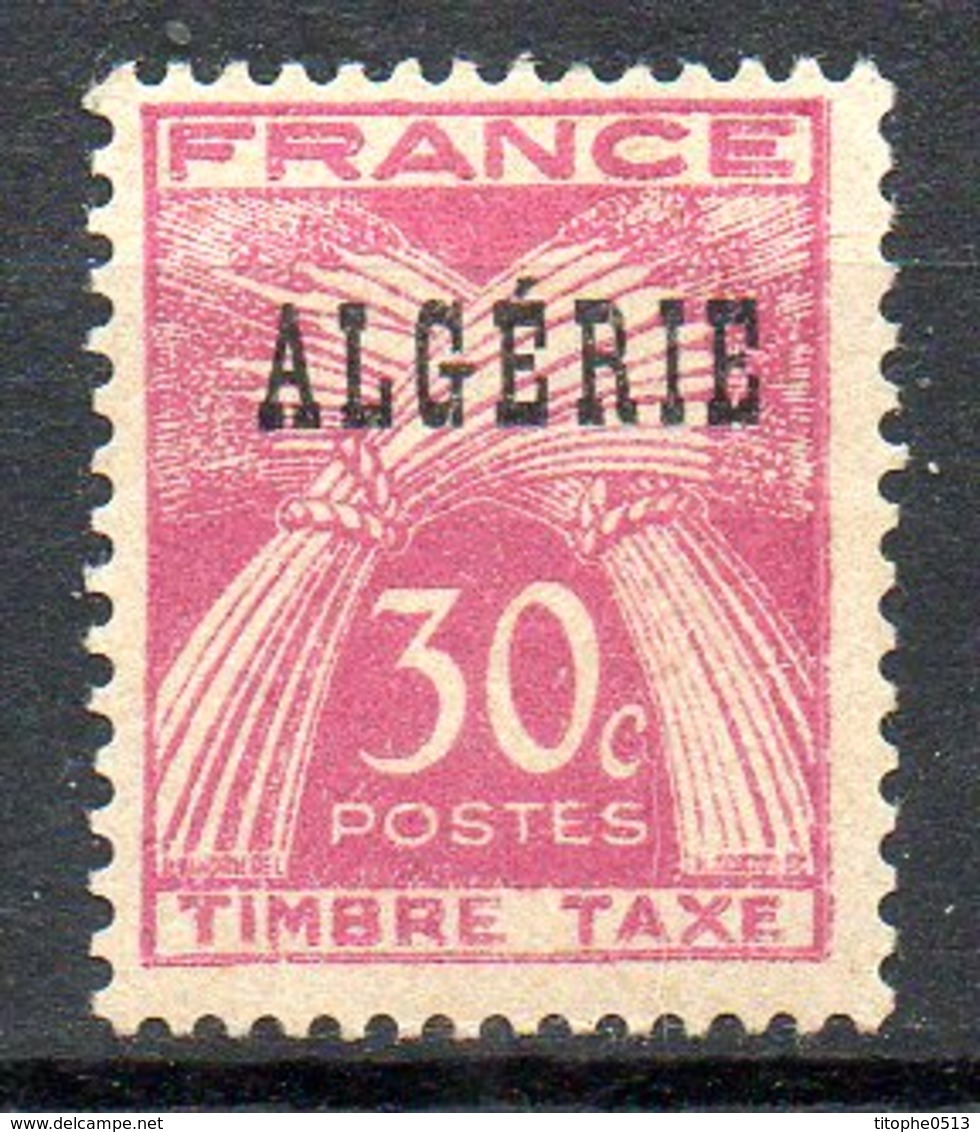 ALGERIE. Timbre-taxe N°33 De 1947. - Strafport
