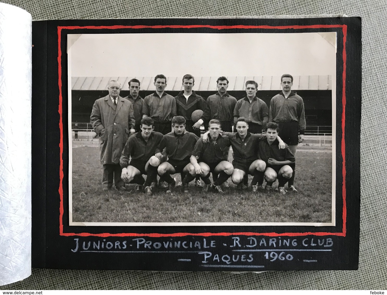 FOOTBALL ALBUM TOURNOI INTERNATIONAL JUNIOR R. DARING CLUB À AS STRASBOURG 1960 - Habillement, Souvenirs & Autres