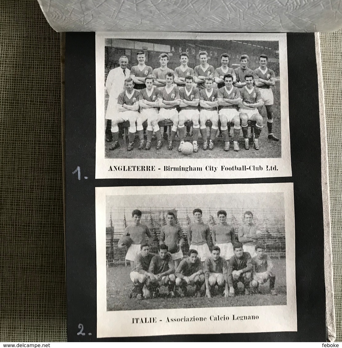 FOOTBALL ALBUM TOURNOI INTERNATIONAL JUNIOR R. DARING CLUB À AS STRASBOURG 1960