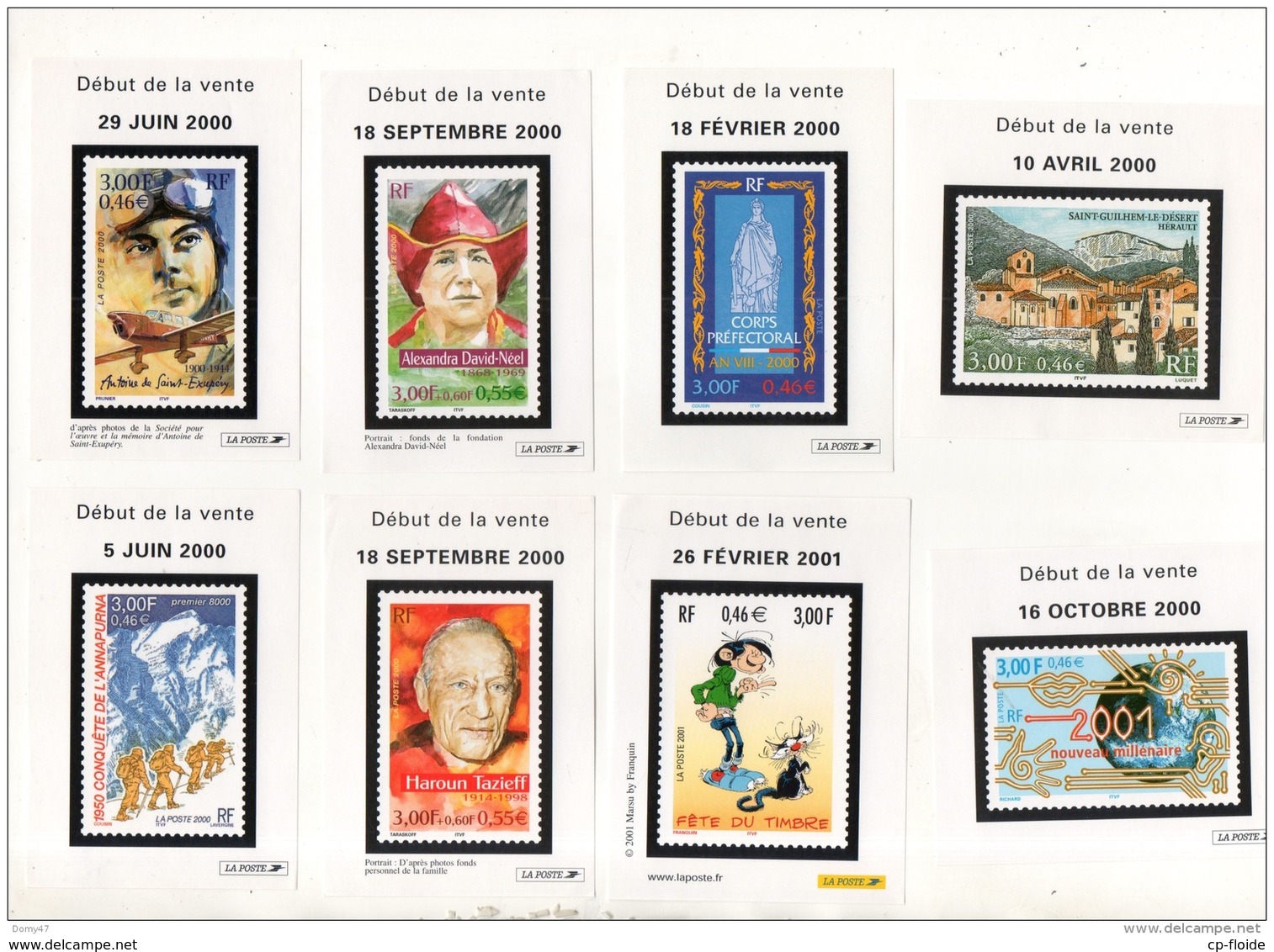 FRANCE . 26 VIGNETTES TIMBRES DE " DÉBUT DE LA VENTE " . AFFICHAGE DE LA POSTE . (DÉTAIL VOIR SCANS) - Réf. N°545T - - Other & Unclassified