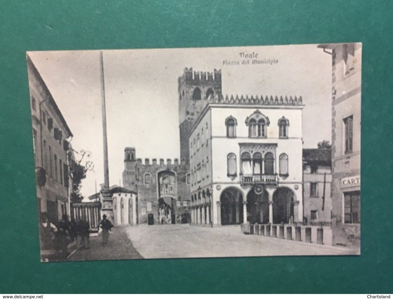 Cartolina Noale - Piazza Del Municipio - 1930 Ca. - Venezia