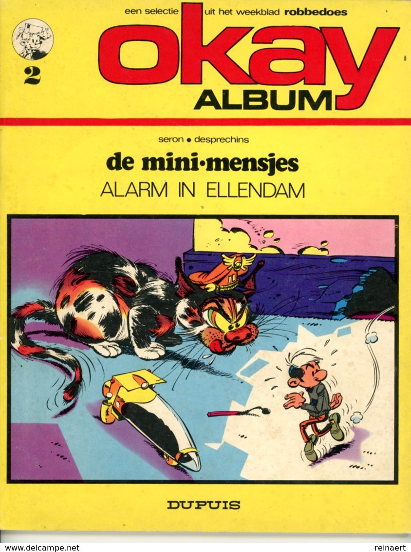 Okay Album 2 - De Mini-mensjes - Alarm In Ellendam (1ste Druk) 1972 - Otros & Sin Clasificación