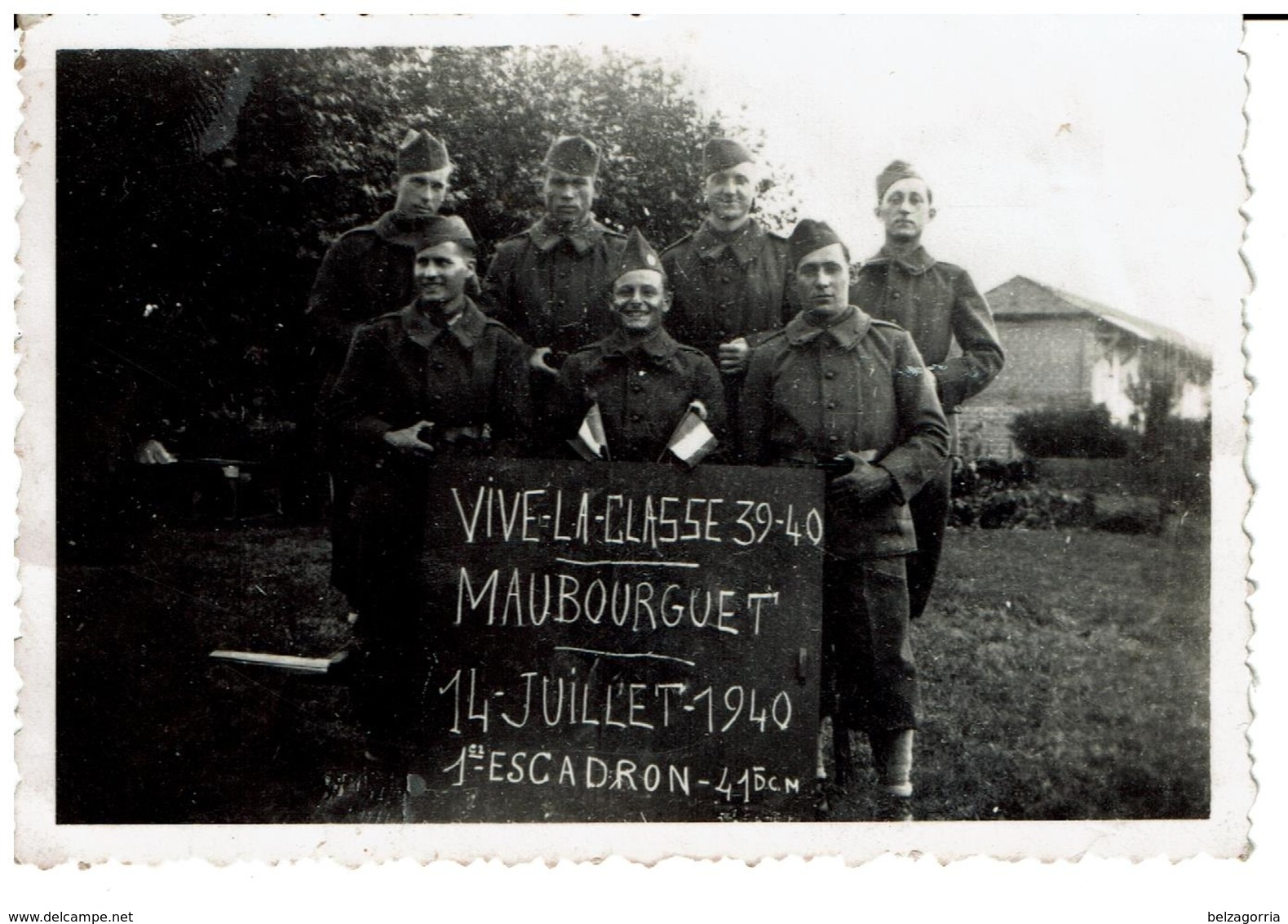 MAUBOURGUET - PHOTOS ORIGINALES Lot De 6  -   14 Juillet 1940, 1er Escadron - VOIR SCANS - Maubourguet