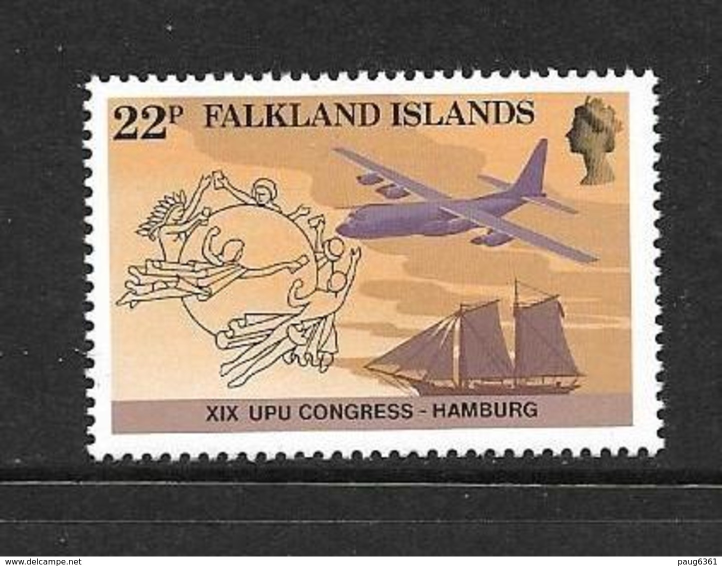 FALKLAND 1984 UPU YVERT N°424 NEUF MNH** - Falkland