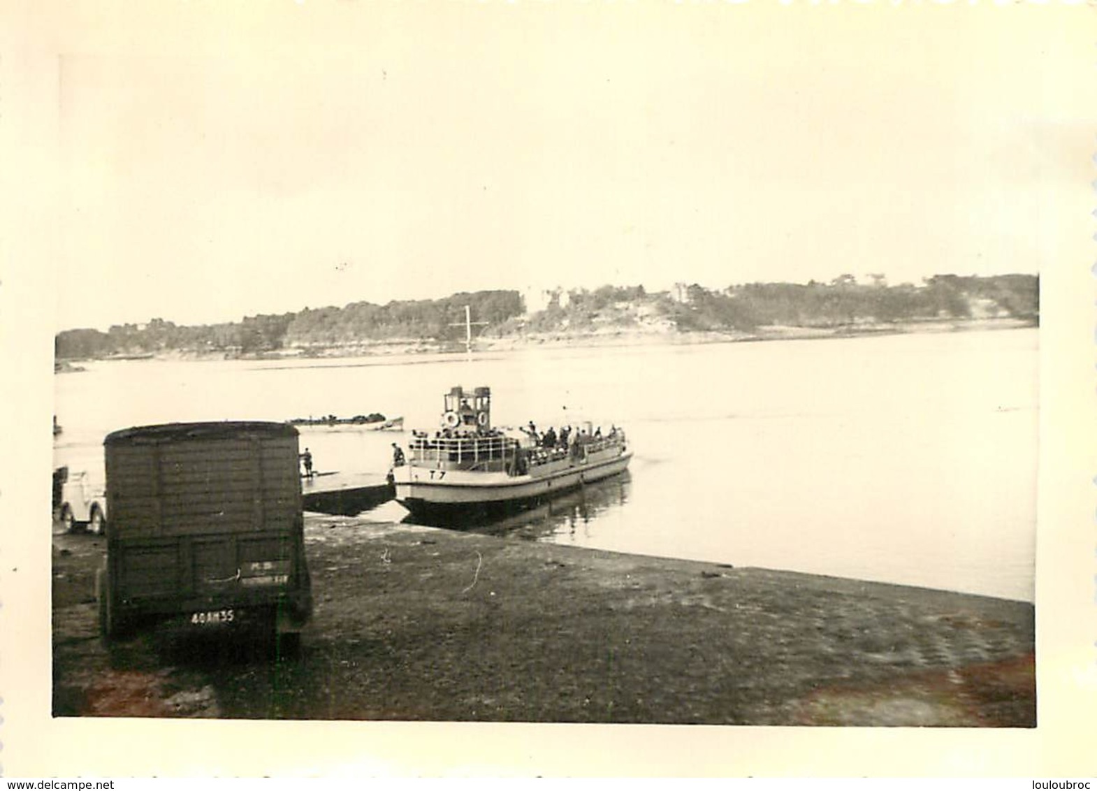 LE BAC SAINT SERVANT DINARD PHOTO ORIGINALE FORMAT 10 X 7.50 CM - Lieux