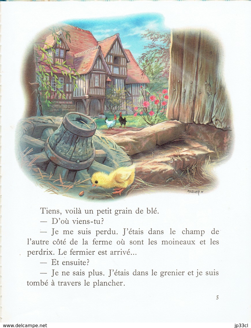 Picolo Le Poussin Curieux, Texte De Gilbert Delahaye, Aquarelles De Marcel Marlier (Casterman, Tournai, 20 Pages, 1966) - Autres & Non Classés