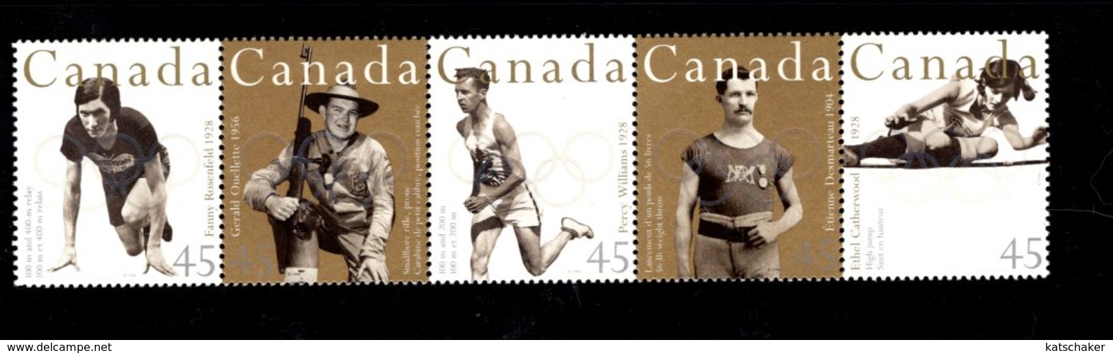 770079830 1996 SCOTT 1612A   POSTFRIS  MINT NEVER HINGED EINWANDFREI  (XX) CANADIAN OLYMPIC GOLD MEDALISTS - Neufs