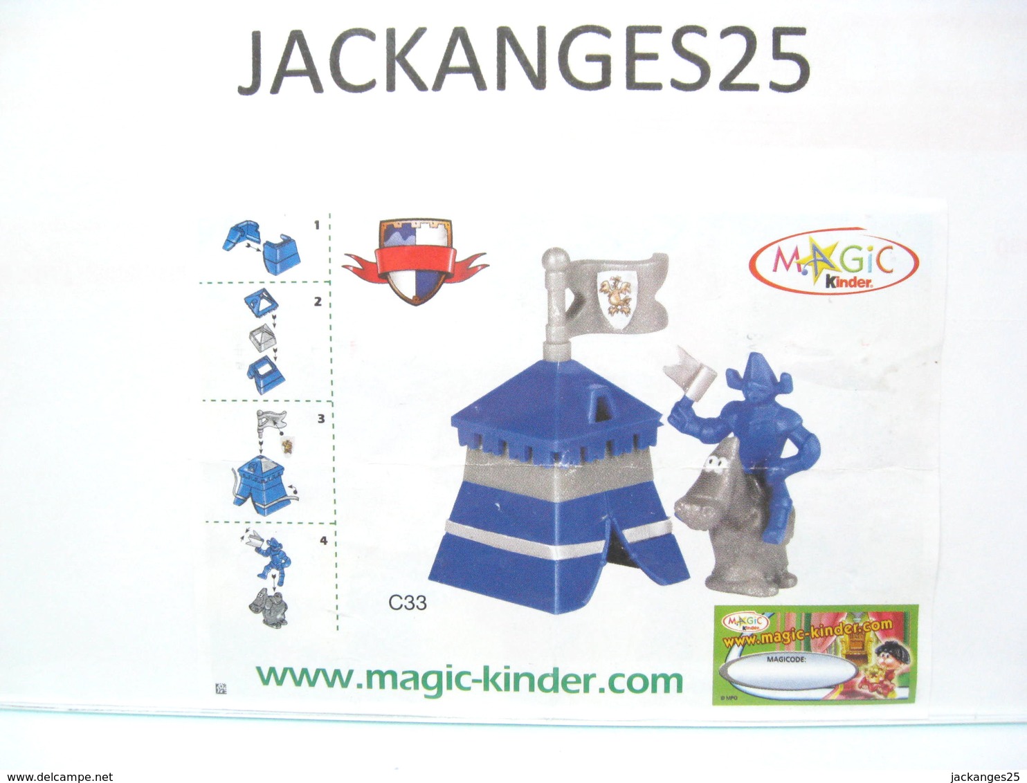 KINDER FUNNY CASTLE MPG C 33 2004 + BPZ EU - Montables