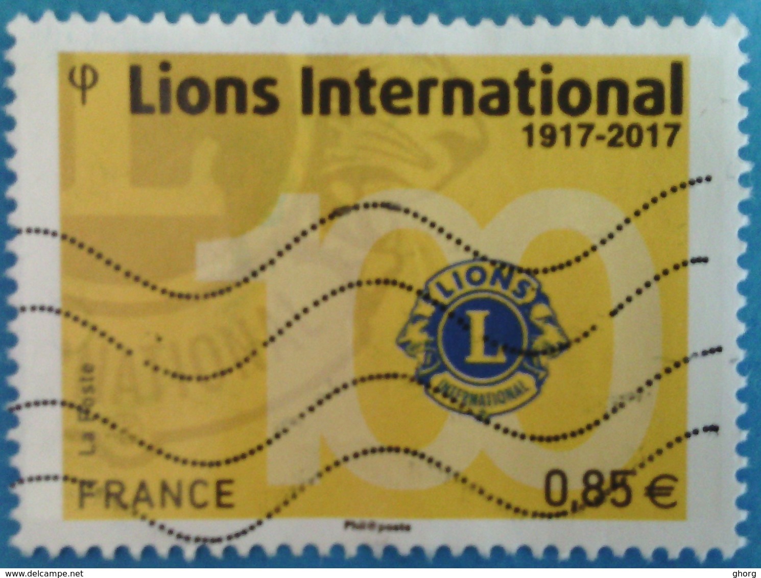 France 2017 : Centenaire Du Lions Clubs International N° 5152 Oblitéré - Oblitérés