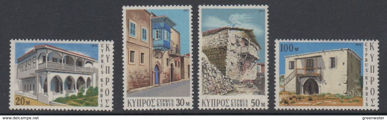 Cyprus 1973 Architecture 4v ** Mnh (42794I) - Ongebruikt