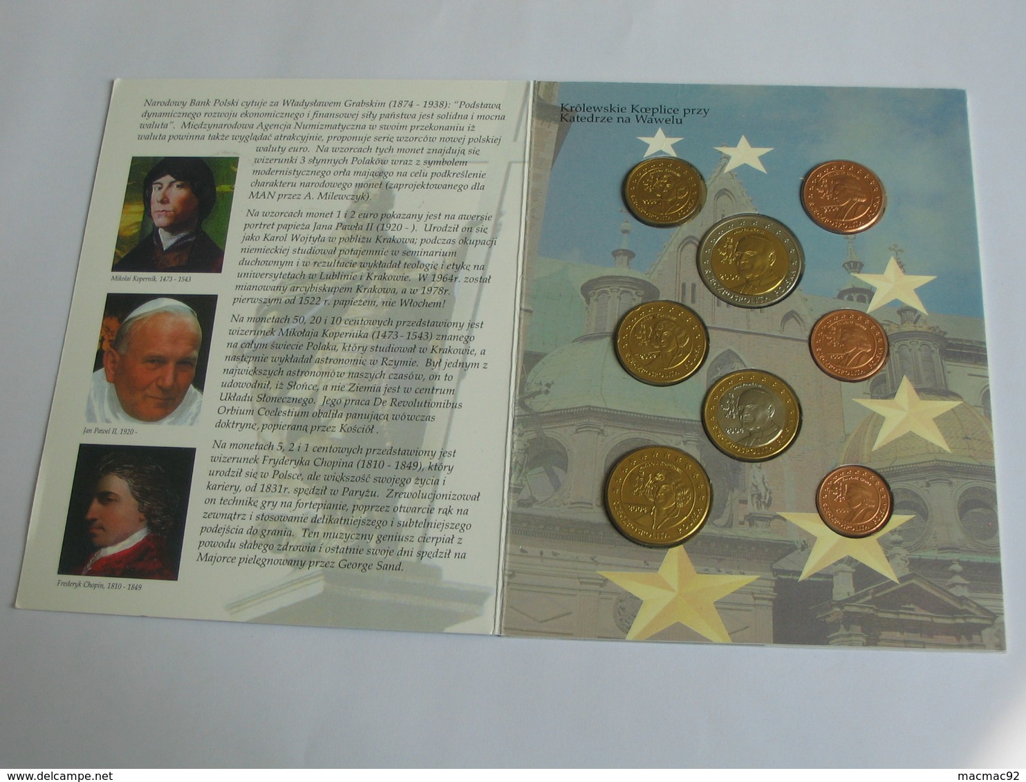 Coffret FDC Euro Patterns Set - Euro Prove - POLOGNE - POLSKA   2004    **** EN ACHAT IMMEDIAT **** - Essais Privés / Non-officiels