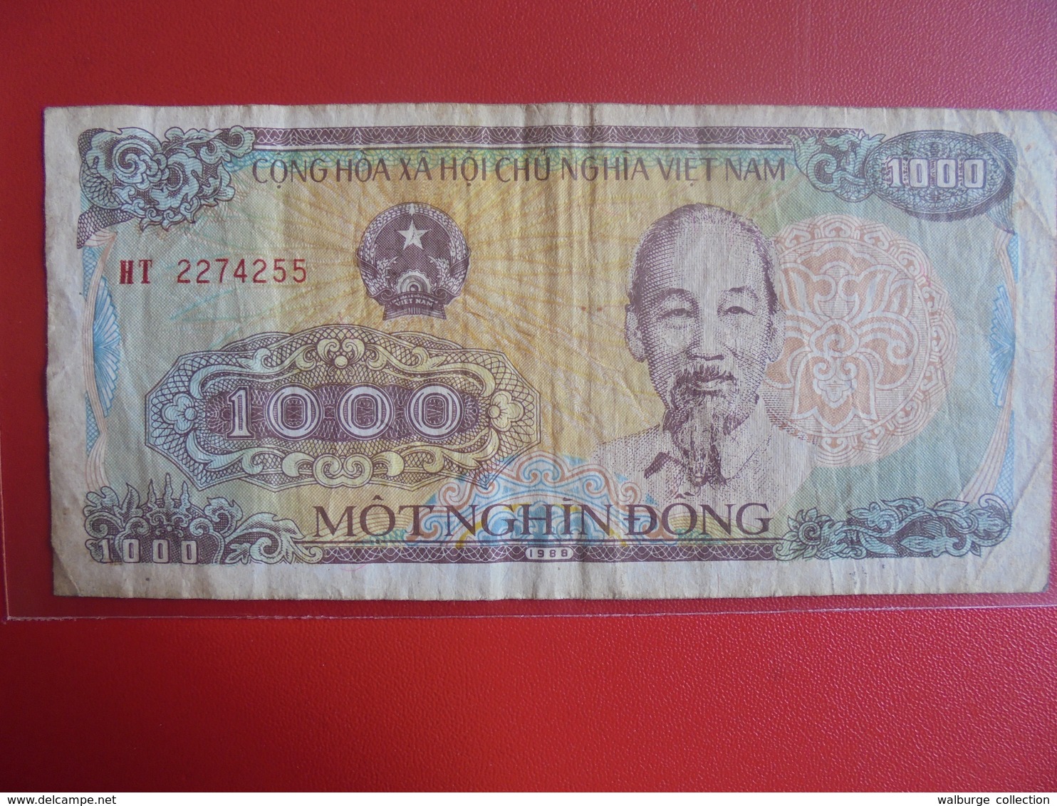 VIETNAM(NORD) 1000 DÔNG 1988 CIRCULER - Vietnam