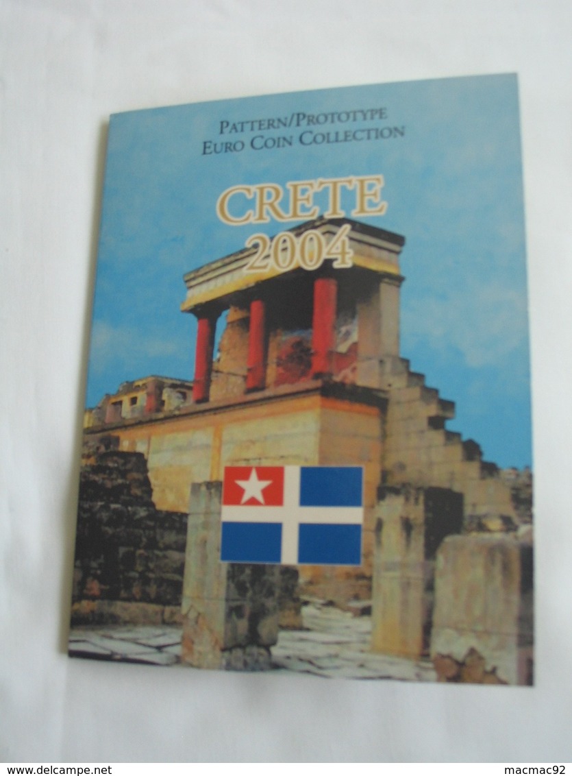 Coffret FDC Euro Patterns Set - Euro Prove - CRETE  2004    **** EN ACHAT IMMEDIAT **** - Essais Privés / Non-officiels