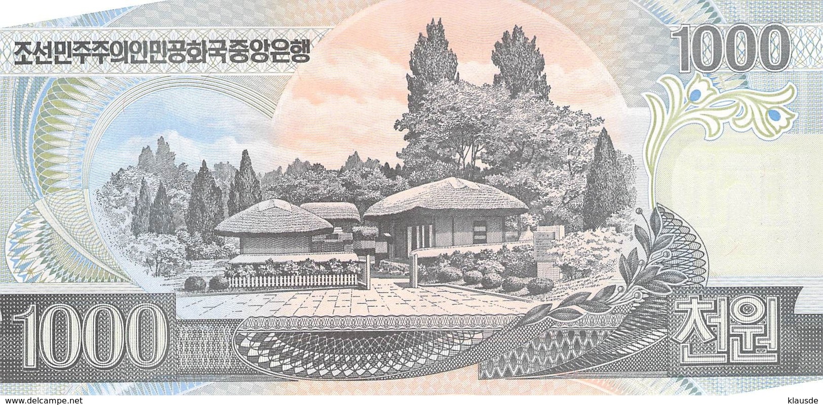 1000 Won Nordkorea 2006 - Korea, North