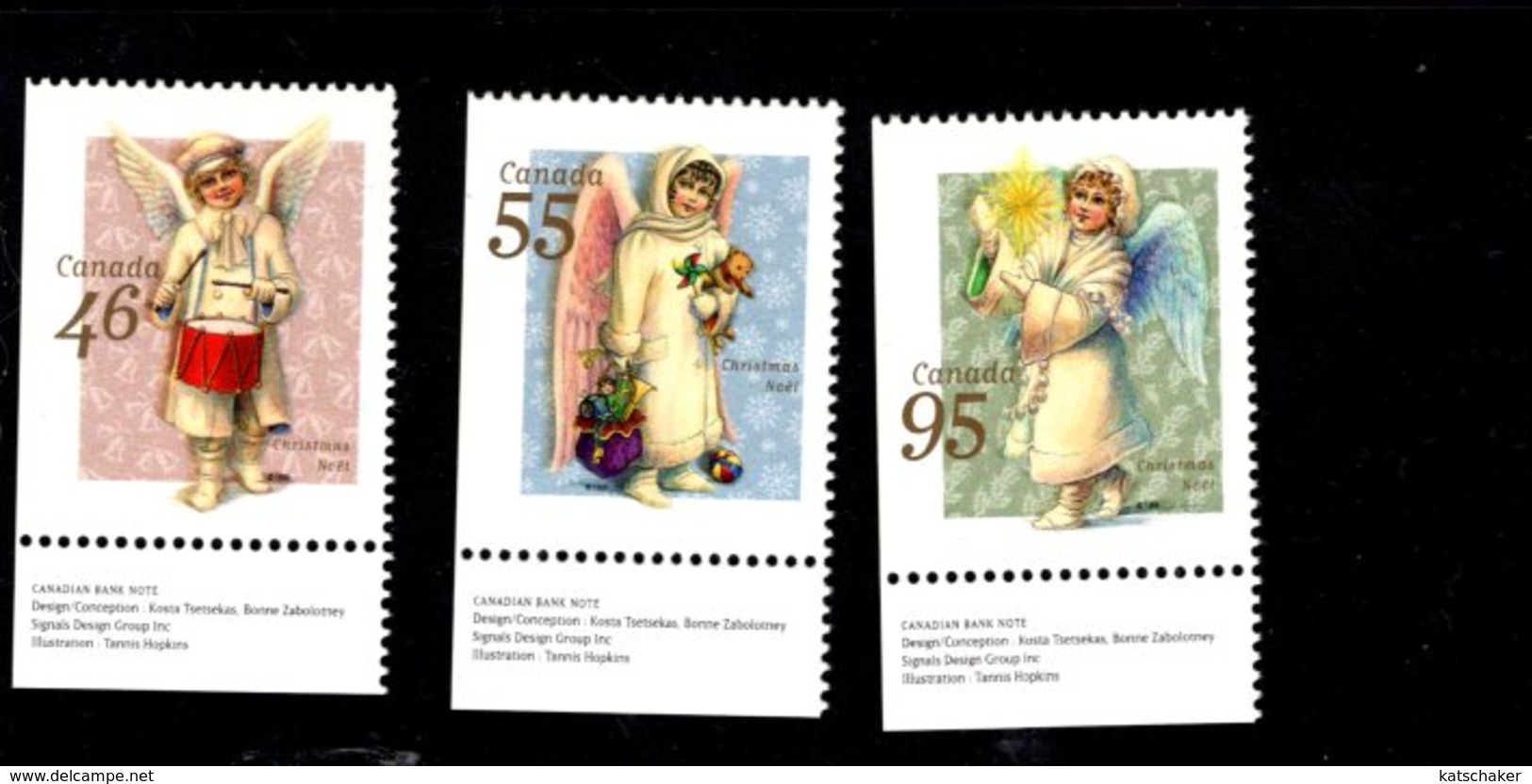 770127209 1999 SCOTT 1815 1816 1817  POSTFRIS  MINT NEVER HINGED EINWANDFREI  (XX) - CHRISTMAS ANGELS BOOKLET STAMPS - Neufs