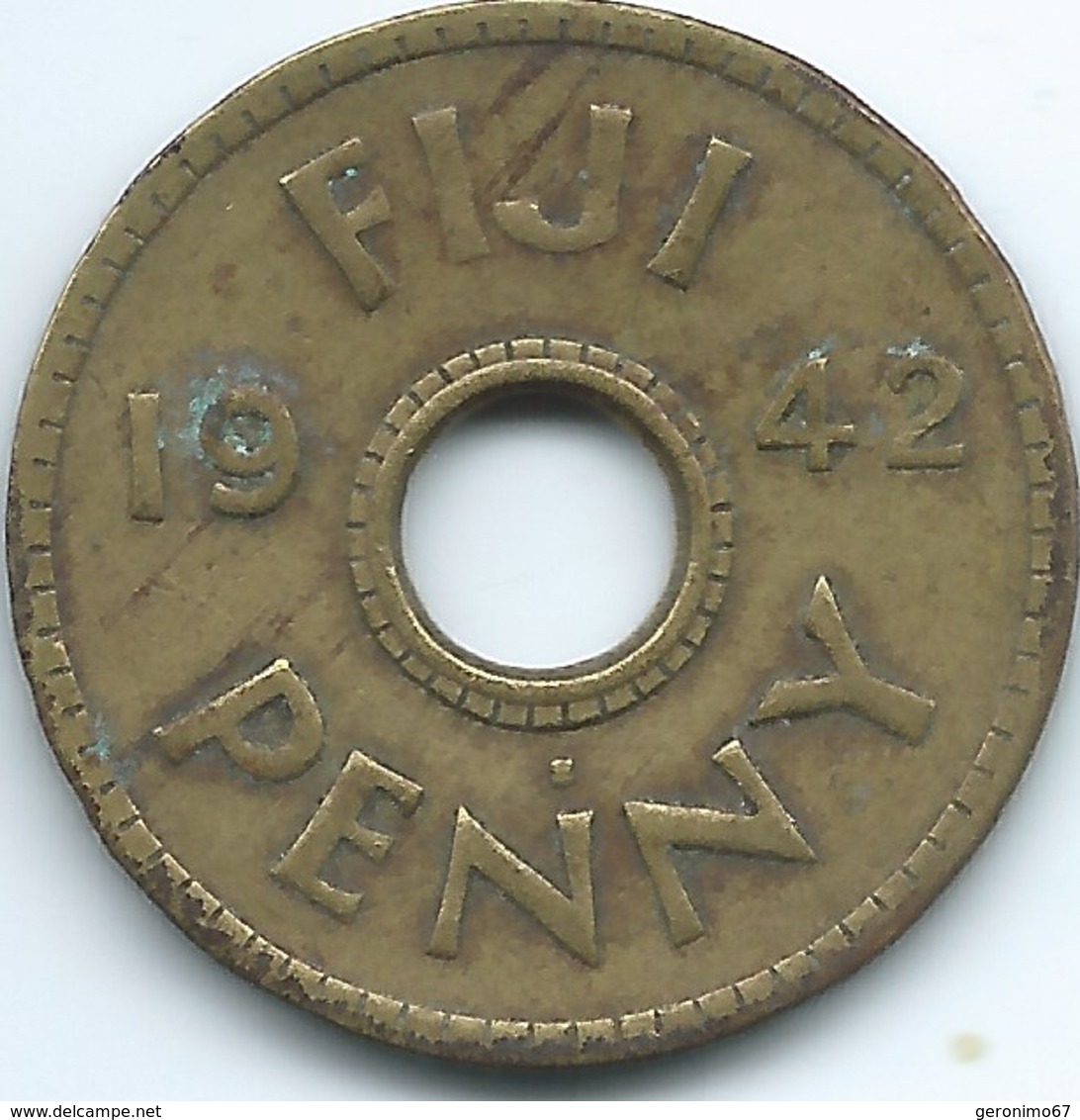 Fiji - George VI - 1942 - Penny - KM7a - Fiji