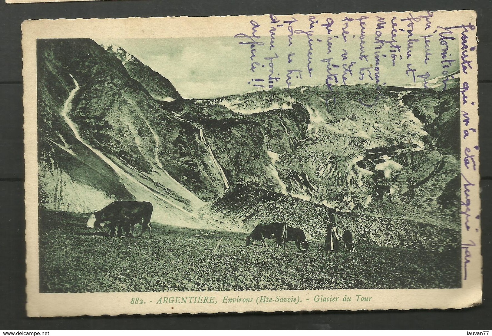 Argentière Glacier Du Tour - Autres & Non Classés