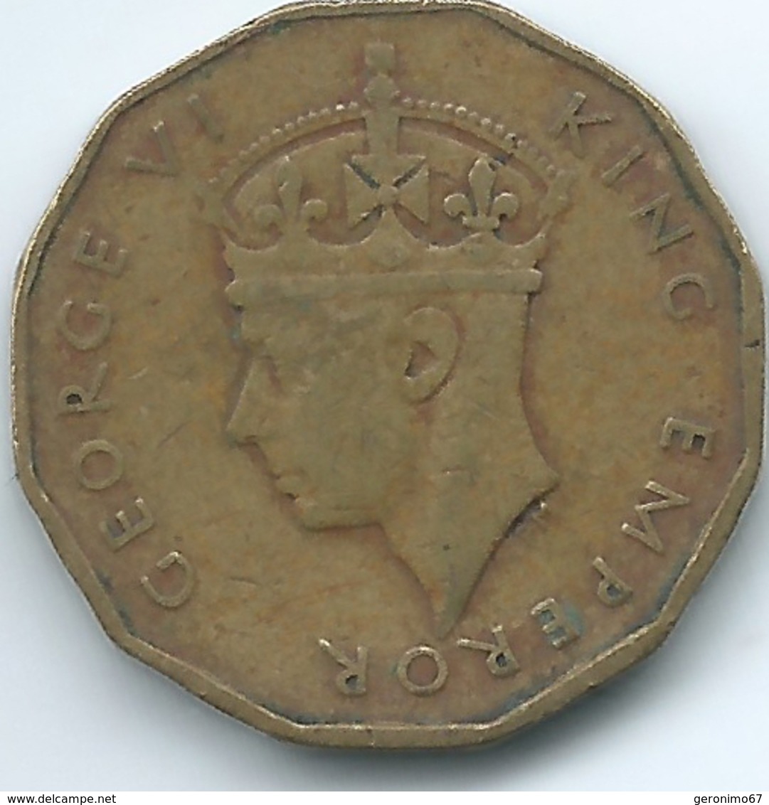 Fiji - George VI - 1947 - 3 Pence - KM15 - Fiji