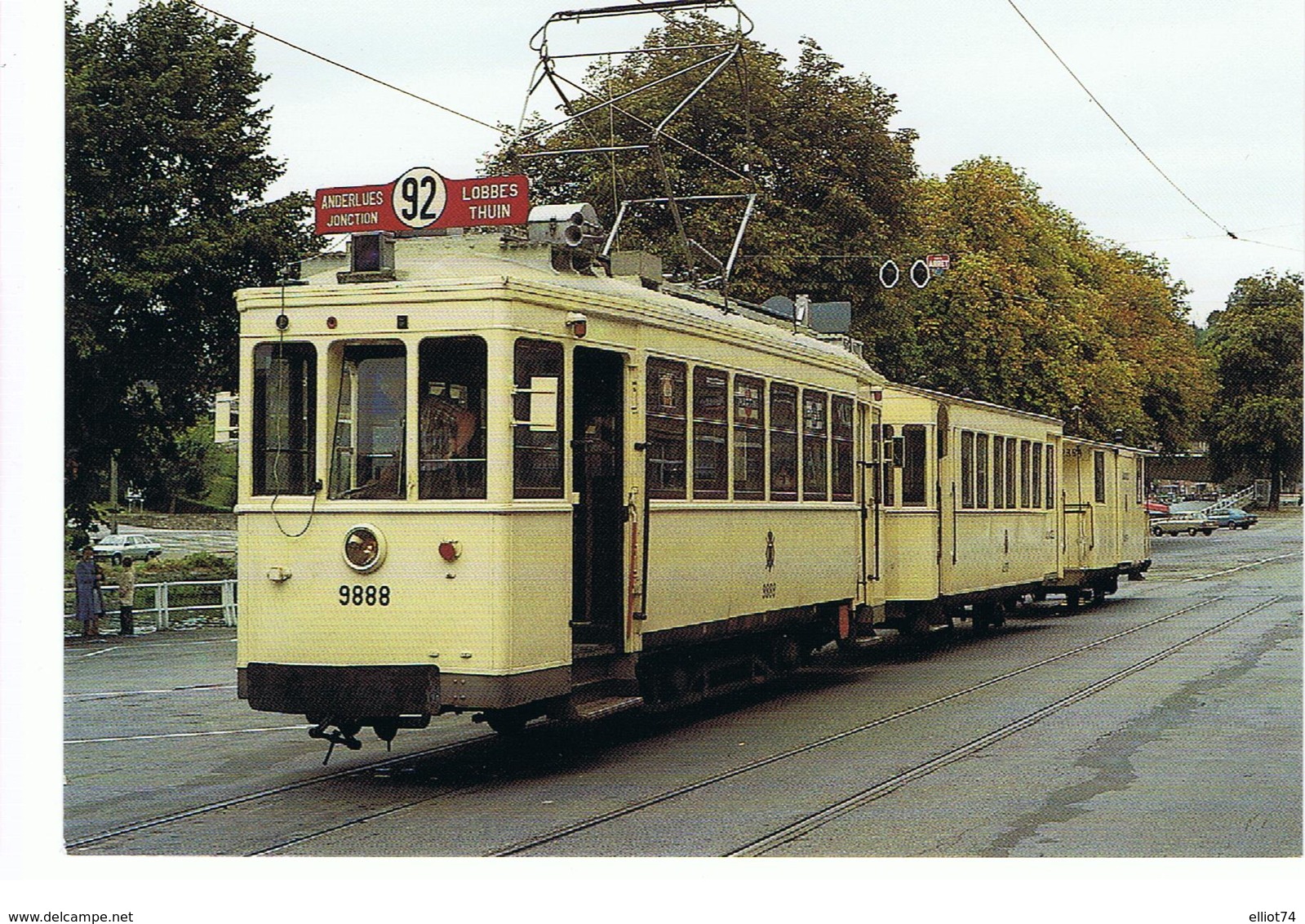 ANDERLUES - LOBBES - THUIN - Tramway Historique Au Terminus De Thuin - Lobbes