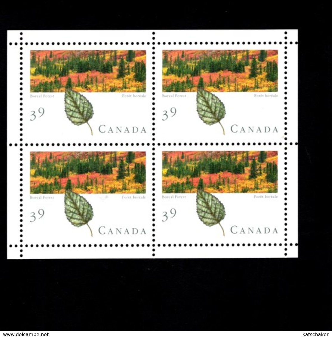 770132189 1990 SCOTT 1286A POSTFRIS  MINT NEVER HINGED EINWANDFREI  (XX) - CANADIAN FOREST  BOREAL - Neufs