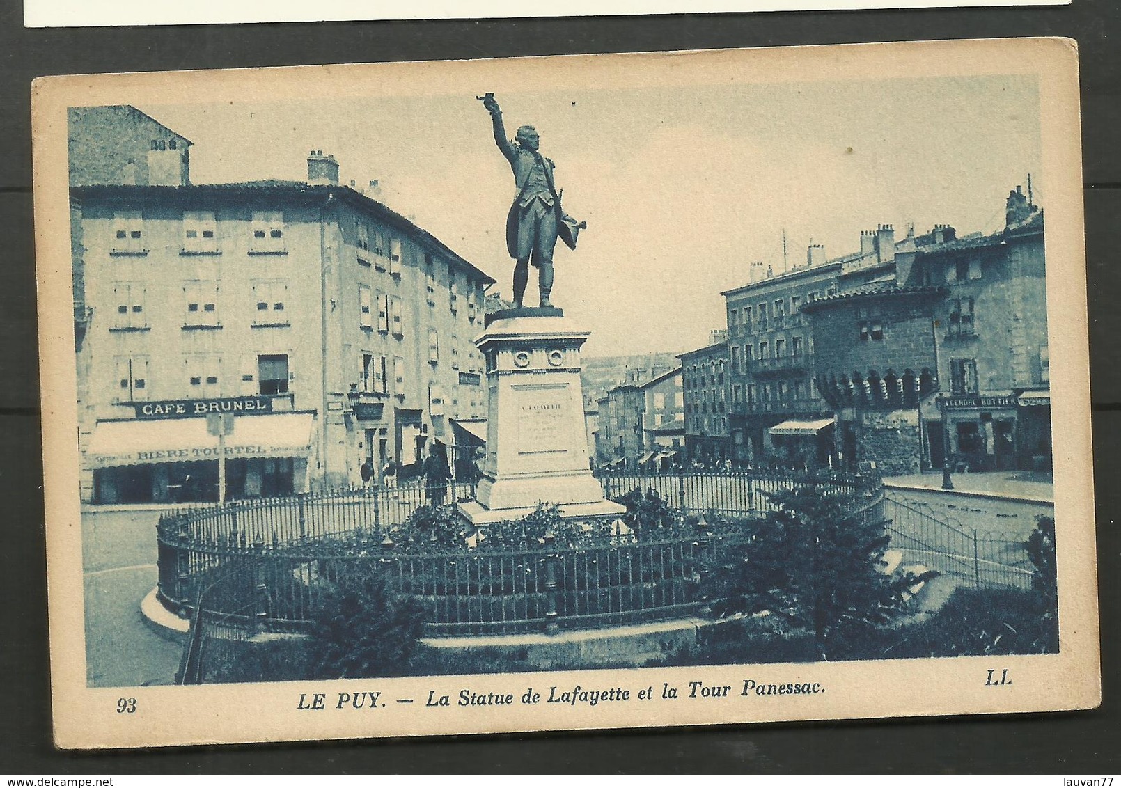 Le Puy La Statue De Lafayette - Le Puy En Velay