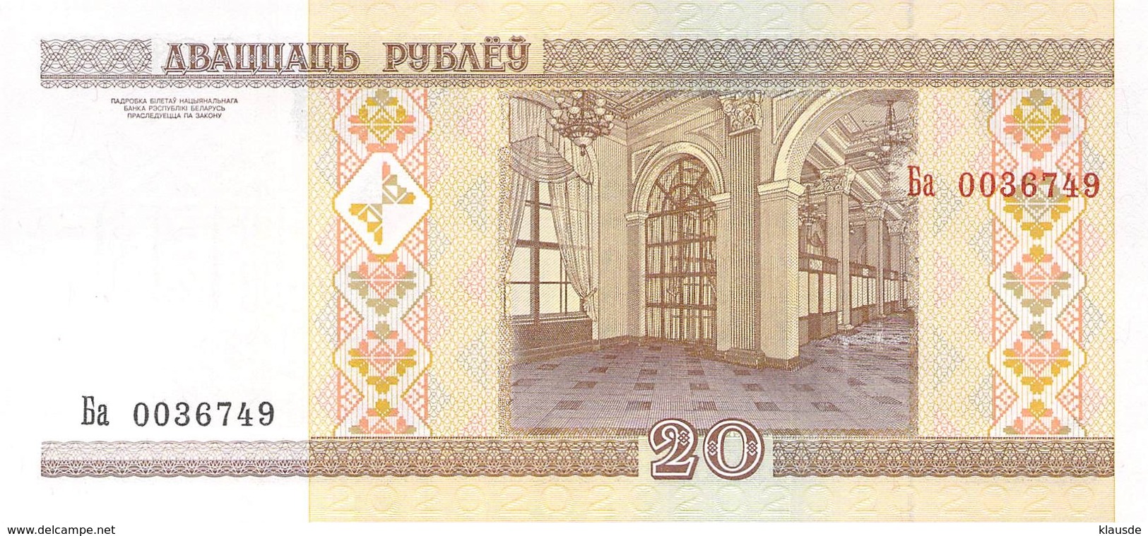 20 Pybaey Transnistrischen Moldauische Republik 2000 - Moldavië