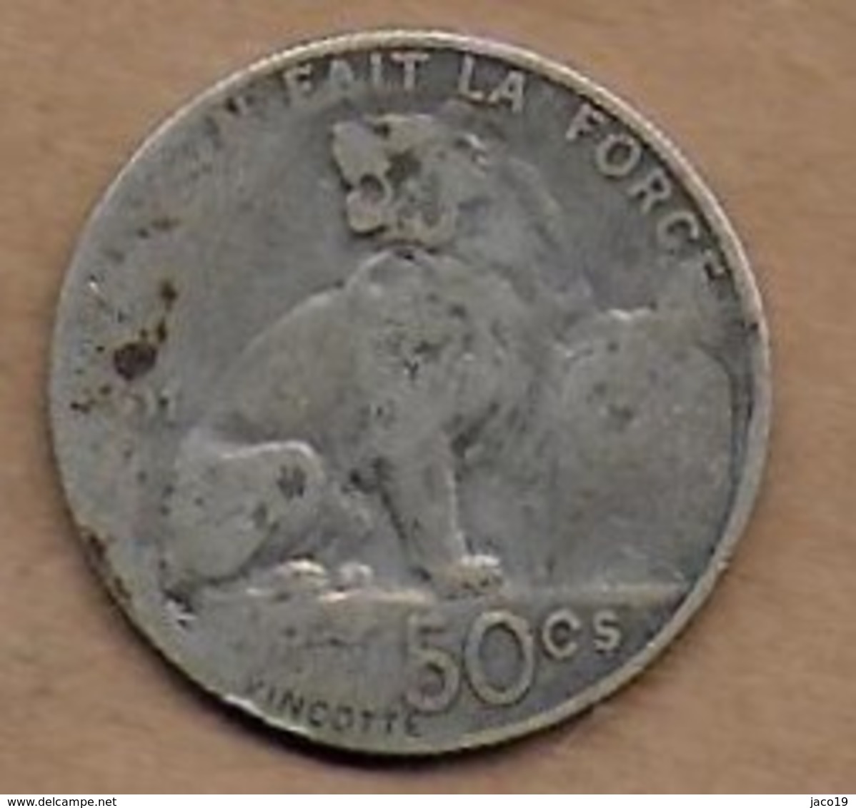 50 Centimes Argent 1901 FR - 50 Cent