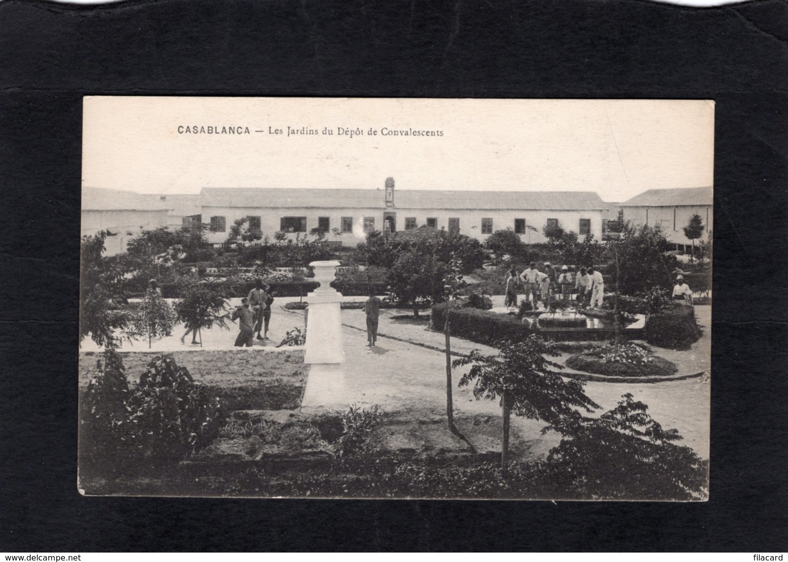 86399    Marocco,  Casablanca, Les  Jardins  Du Depot De Convalescents,  NV(scritta) - Casablanca